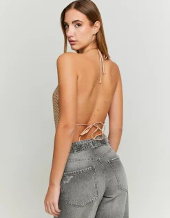 Top in Catena Metallica Oro con Strass^Tally Weijl Store