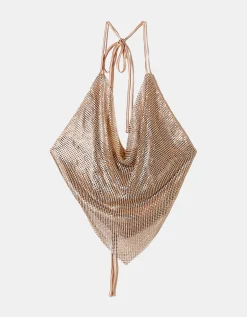 Top in Catena Metallica Oro con Strass^Tally Weijl Store