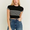 Top in Maglia Leggera A Righe^Tally Weijl Cheap