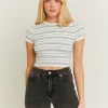 Top in Maglia Leggera A Righe^Tally Weijl Cheap