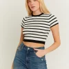 Top in Maglia Leggera A Righe^Tally Weijl Cheap