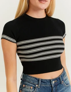 Top in Maglia Leggera A Righe^Tally Weijl Cheap