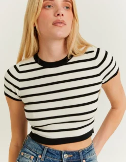 Top in Maglia Leggera A Righe^Tally Weijl Cheap
