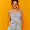 Top in Mesh con Volants^Tally Weijl Sale