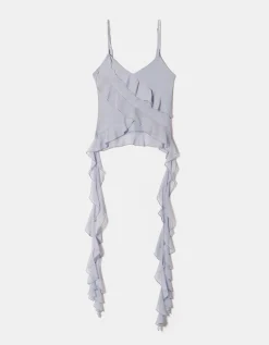 Top in Mesh con Volants^Tally Weijl Sale