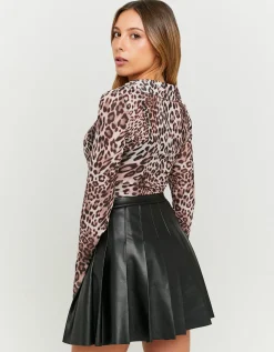 Top in Tulle Stampa Leo^Tally Weijl Store