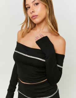 Top Off Shoulder con Strass^Tally Weijl Fashion