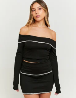 Top Off Shoulder con Strass^Tally Weijl Fashion