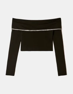 Top Off Shoulder con Strass^Tally Weijl Fashion