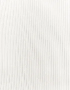Top Polo in Maglia Bianco con Zip^Tally Weijl Outlet