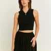 Top Polo in Maglia con Zip^Tally Weijl Flash Sale