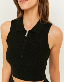 Top Polo in Maglia con Zip^Tally Weijl Flash Sale