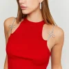 Top Rosso in Maglia con Spalline Cristalli^Tally Weijl Flash Sale