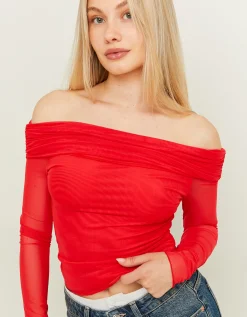 Top Rosso Off Shoulder^Tally Weijl Outlet