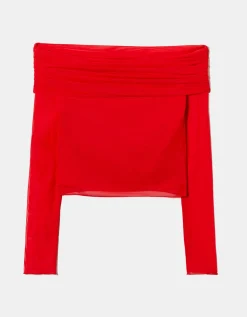 Top Rosso Off Shoulder^Tally Weijl Outlet