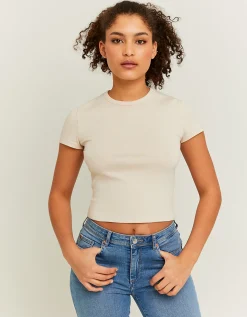 T-shirt Basica a Costine^Tally Weijl Clearance