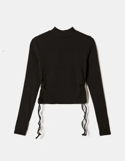 T-shirt Basica con Allacci Laterali^Tally Weijl Hot