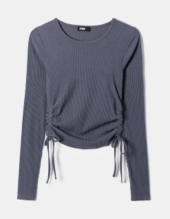 T-shirt Basica con Lacci Laterale^Tally Weijl Cheap