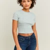 T-shirt Basica Corta a Righe^Tally Weijl Clearance