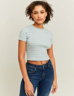 T-shirt Basica Corta a Righe^Tally Weijl Clearance