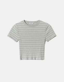 T-shirt Basica Corta a Righe^Tally Weijl Clearance