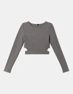 T-shirt Basica con Cut Out Laterali^Tally Weijl Cheap