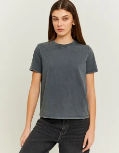 T-shirt Basica Kaki Effetto Acid Wash^Tally Weijl Flash Sale