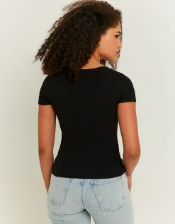 T-shirt Basica Nera Regular^Tally Weijl Discount