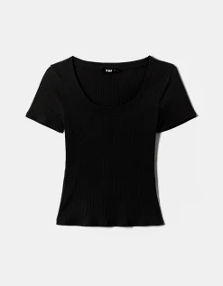 T-shirt Basica Nera Regular^Tally Weijl Discount