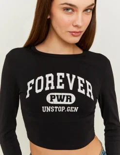 T-shirt Corta Fantasia Nera^Tally Weijl Store