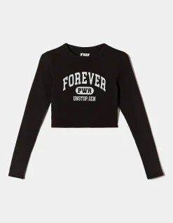 T-shirt Corta Fantasia Nera^Tally Weijl Store