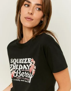 T-shirt Fantasia Morbida Nera^Tally Weijl Hot