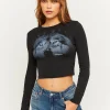 T-shirt Fantasia Nera^Tally Weijl Hot