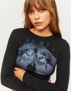 T-shirt Fantasia Nera^Tally Weijl Hot