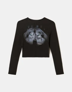 T-shirt Fantasia Nera^Tally Weijl Hot