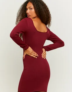 Vestito Corto Basico In Maglia Rosso^Tally Weijl Shop