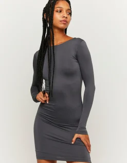 Vestito Corto Grigio con Cut Out Posteriore^Tally Weijl Outlet