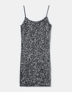 Vestito Corto Grigio con Paillettes^Tally Weijl Shop