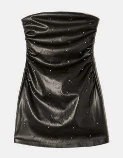 Vestito Corto in Finta Pelle con Borchie^Tally Weijl Hot