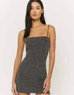 Vestito Corto In Lurex Nero^Tally Weijl Cheap