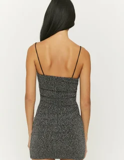 Vestito Corto In Lurex Nero^Tally Weijl Cheap