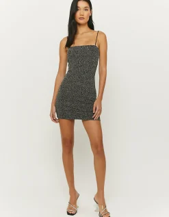 Vestito Corto In Lurex Nero^Tally Weijl Cheap