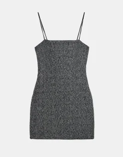 Vestito Corto In Lurex Nero^Tally Weijl Cheap