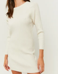 Vestito Corto In Maglia Bianco^Tally Weijl Online