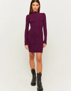 Vestito Corto In Maglia Borgogna^Tally Weijl Flash Sale