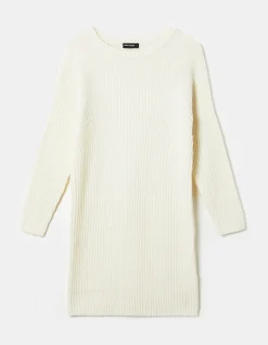 Vestito Corto In Maglia Bianco^Tally Weijl Online