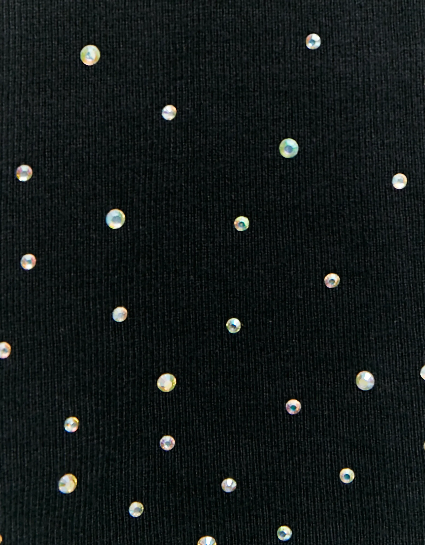 Vestito Corto in Maglia Nera con Strass^Tally Weijl Cheap