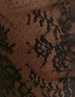 Vestito Corto in Pizzo con Scollatura in Velluto^Tally Weijl Outlet