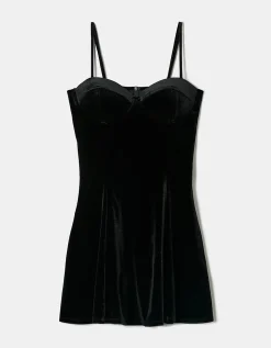 Vestito Corto in Velluto^Tally Weijl Cheap