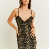 Vestito Corto Stampa Animalier Leo e Orli in Pizzo^Tally Weijl Cheap